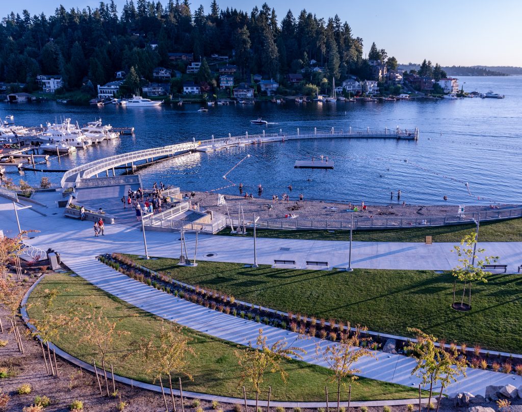 Meydenbauer Bay in Bellevue, WA