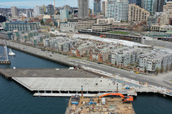 Pier 62 at Seattle Waterfront