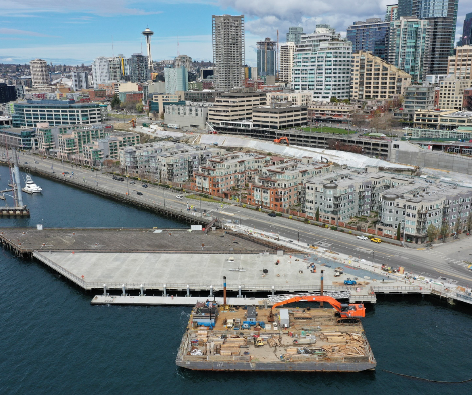 Pier 62 at Seattle Waterfront