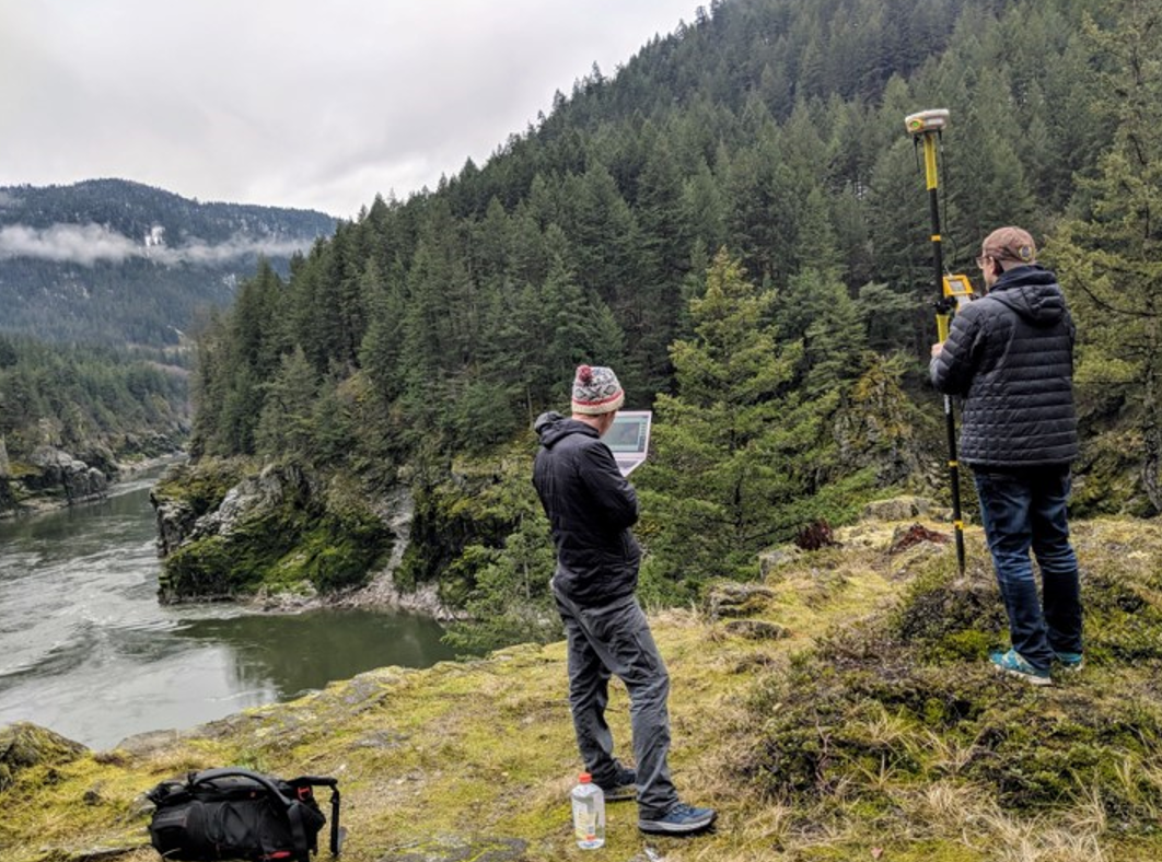 Geomorphology Scientist surveying